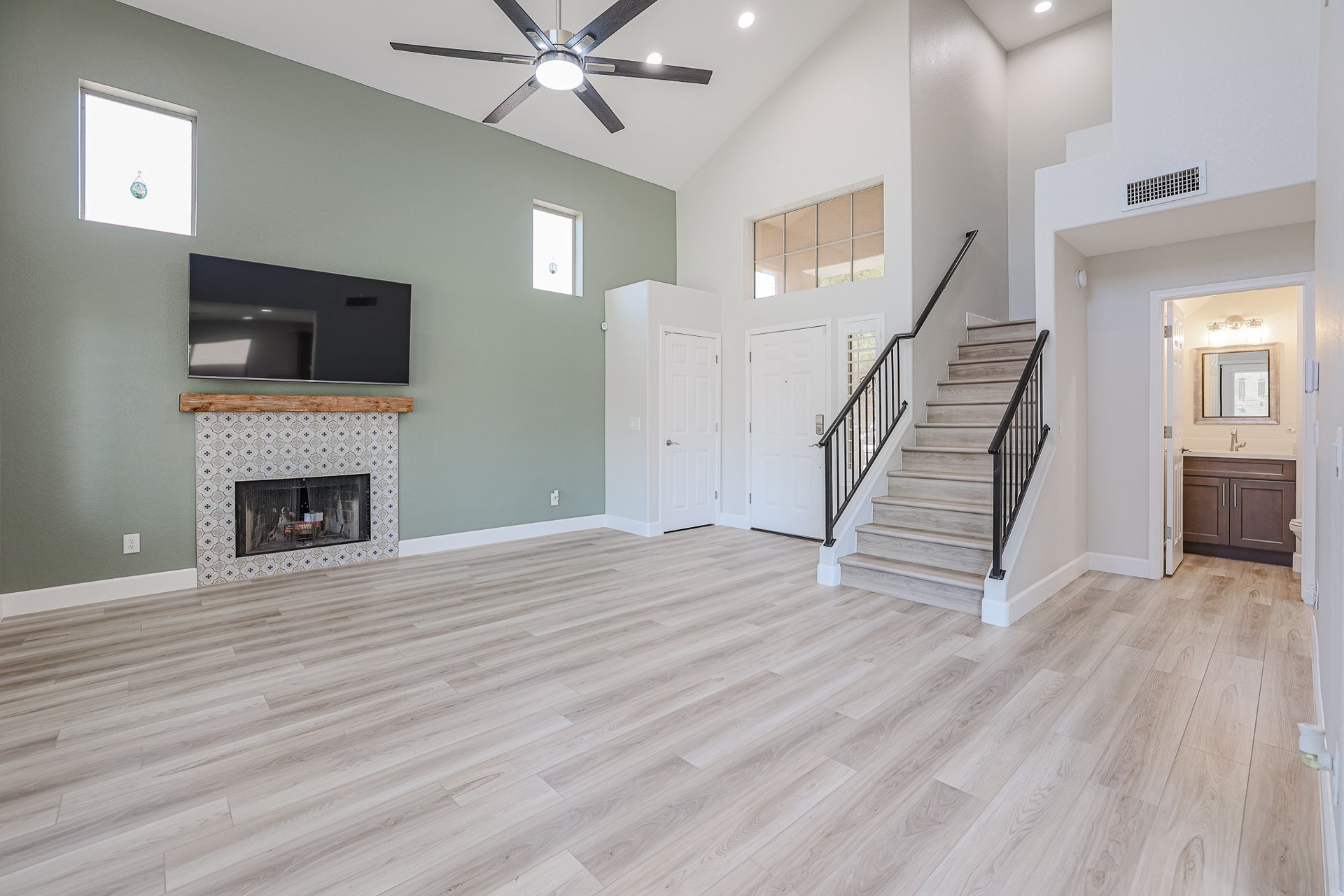 Residential Renovation completed remodel