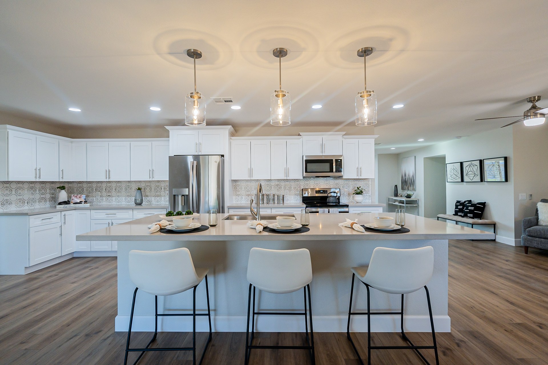 Completed residential kitchen renovation